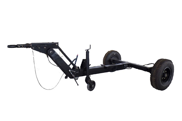 单轴机械惯性制动拖车